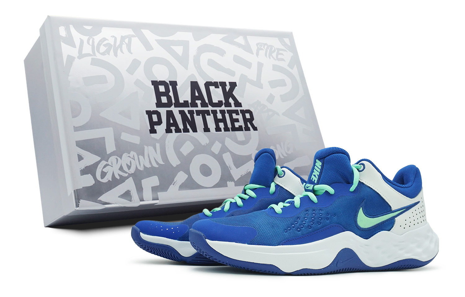 

Nike Баскетбольные кроссовки Fly By Mid 3 Mid Top мужские, синие
