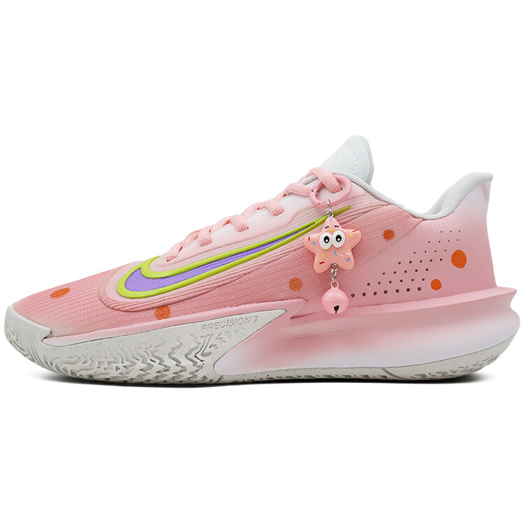 

Баскетбольные кроссовки Precision 7 Basketball Shoes Unisex Low-Top Purple/Green/White Nike