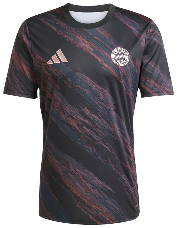 

Предматчевая майка Adidas FC Bayern 25/26, черная