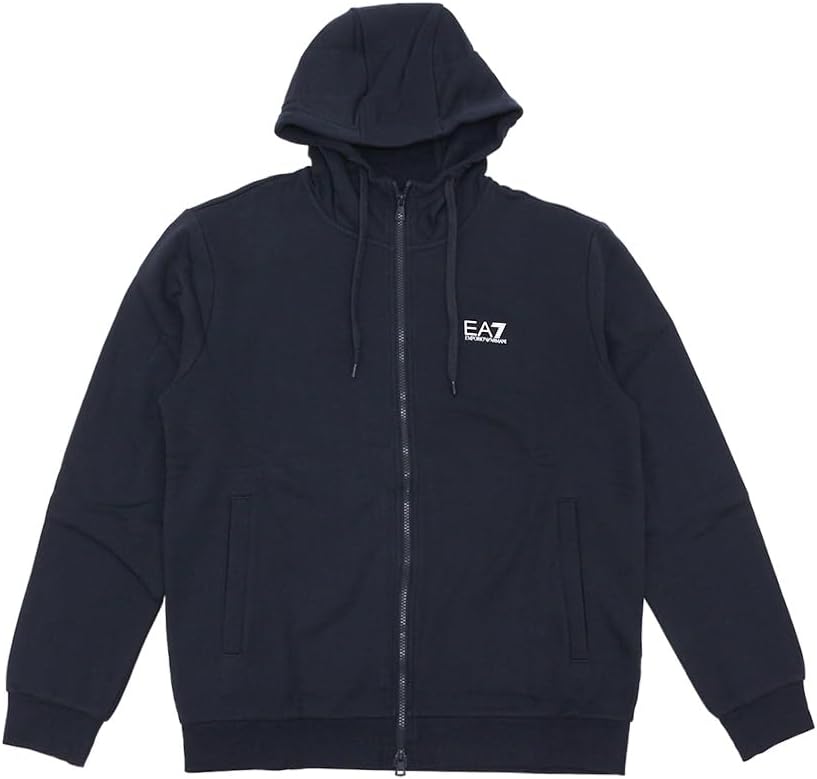 

Мужская толстовка с капюшоном 8NPM38 PJVTZ Ea7, синий