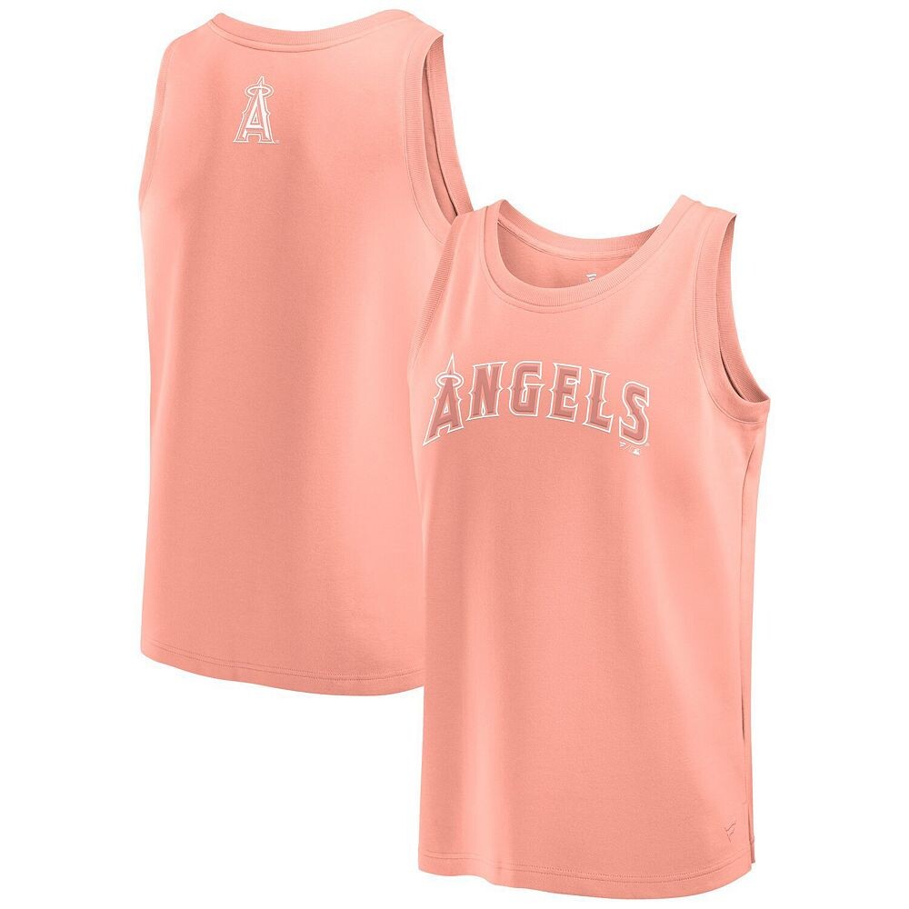 

Мужская майка Fanatics Coral Los Angeles Angels Elements Fanatics Brands - White Label, цвет Ang Pink O