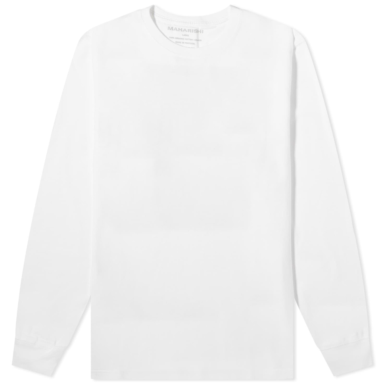 

Футболка Maharishi Long Sleeve Firefighter Print, белый