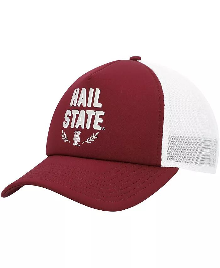 

Мужская темно-бордовая кепка Trucker с регулируемой вставкой и пеной Mississippi State Bulldogs adidas