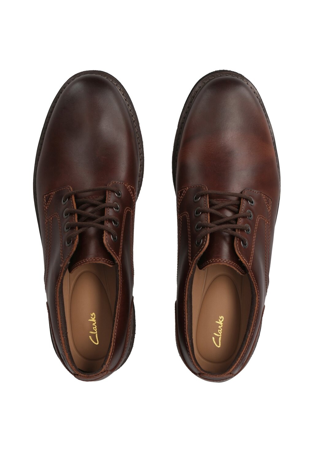На шнуровке Batcombe Tie Clarks, цвет braun — фото 3