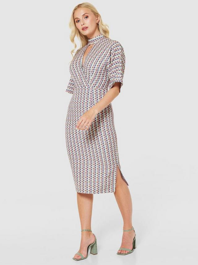 

Платье-карандаш-кимоно длиной до колен Closet London, цвет Rose