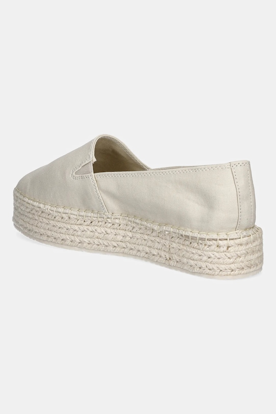 Эспадрильи на платформе FLATFORM ESPADRILLE MG/HDW Calvin Klein Jeans, бежевый — фото 3