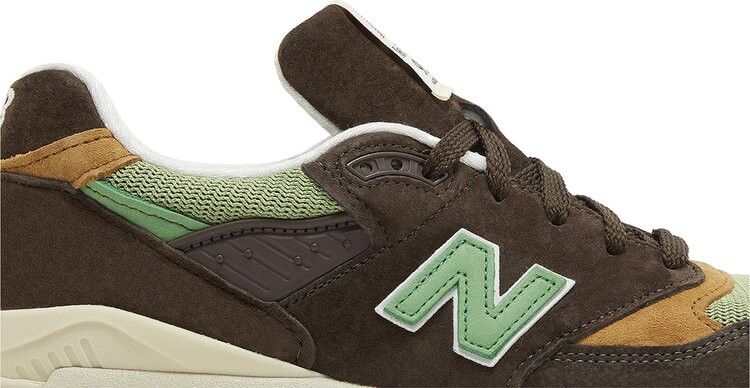 Кроссовки Teddy Santis x 998 Made in USA 'Brown Green', коричневый — фото 2