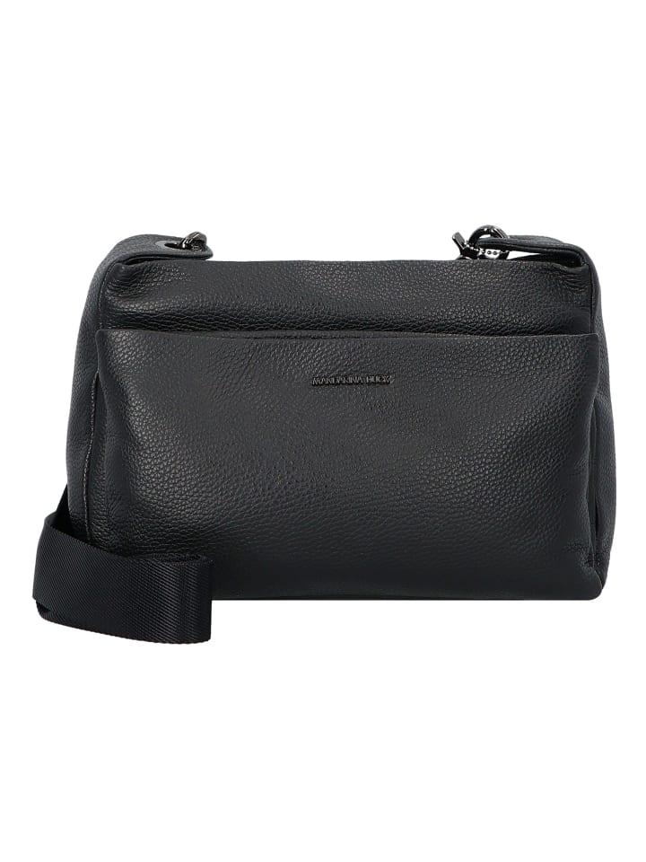 

Сумка через плечо из мягкой кожи, 29 см, черного цвета Mandarina Duck