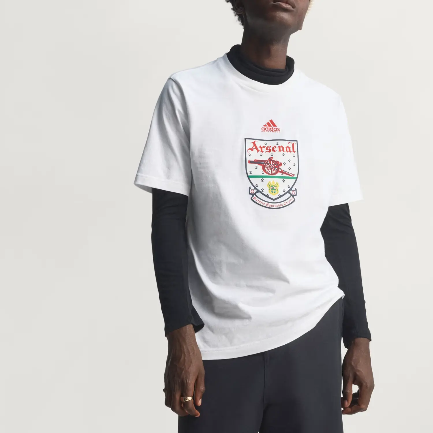 Футболка Arsenal FW25 мужская Adidas, белый — фото 3