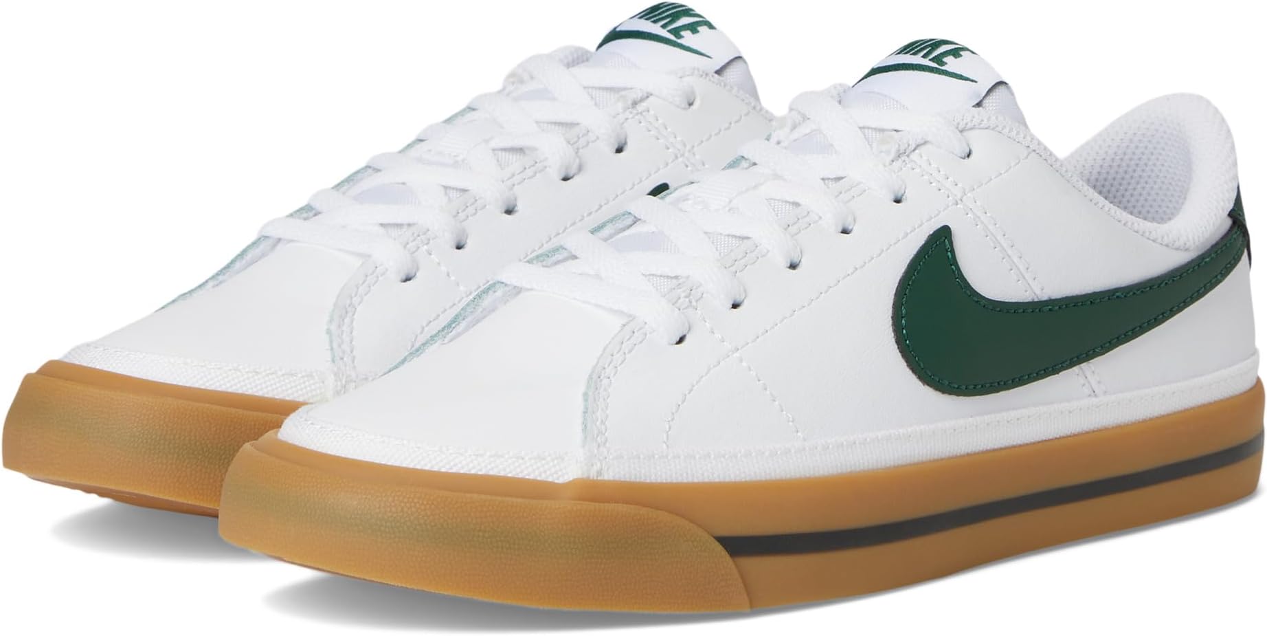 

Кроссовки Nike Kids Court Legacy, цвет White/Fir/Gum Light Brown/Anthracite