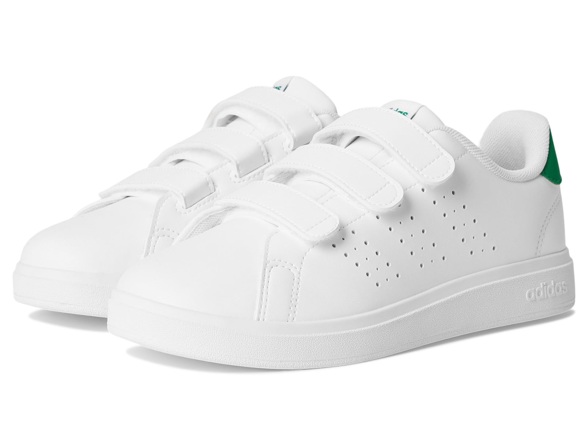

Кроссовки Adidas Kids Advantage 2.0 Shoes, White/White/Green
