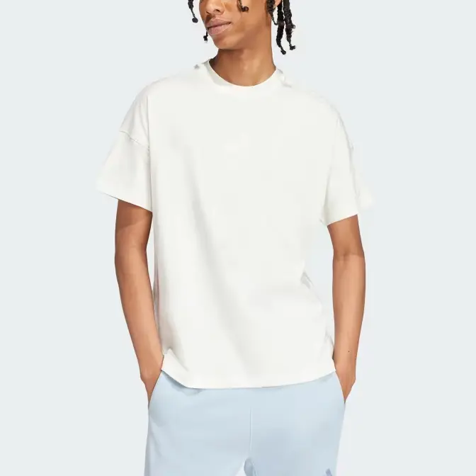 Футболка All Szn Adidas, серый белый — фото 4