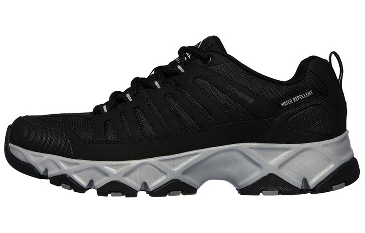 

Skechers Мужские черные повседневные кроссовки Step с низким верхом и свободным кроем