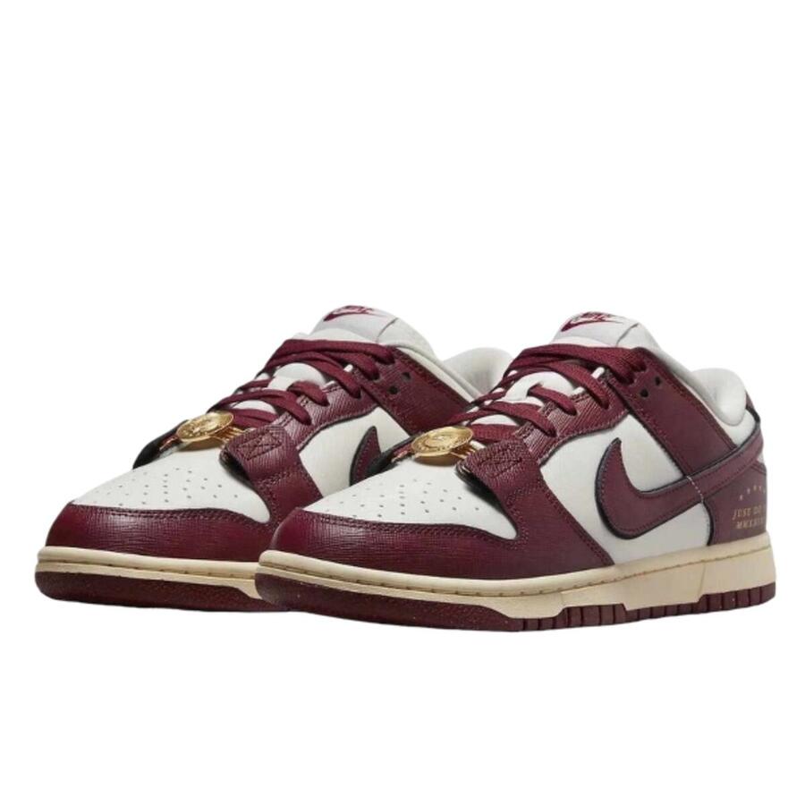 NIKE Кроссовки Dunk Low SE Just Do It Sail Team Red — фото 2