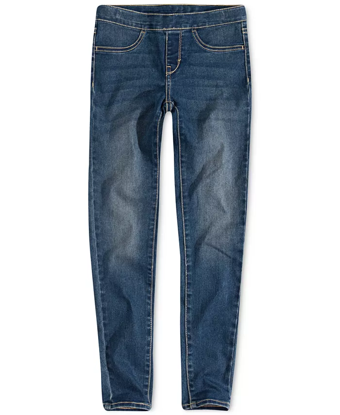 

Детские джинсы-леггинсы с регулируемой резинкой на талии Levi's, синий