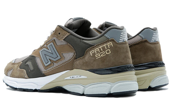 Кроссовки patta x 920 сделано в англии New Balance, коричневый — фото 4