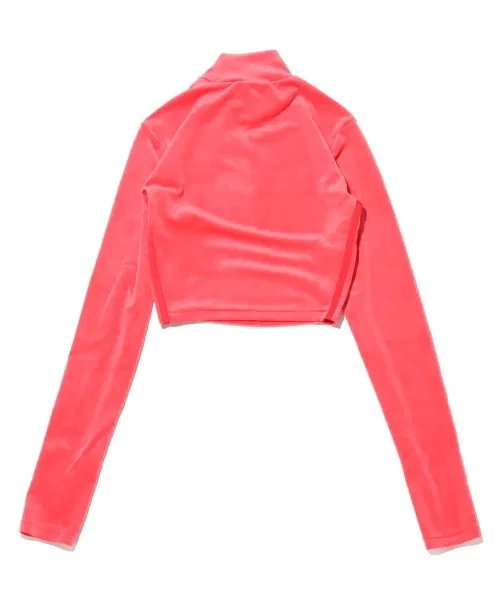 Топ adidas Velvet Crop Top, розовый — фото 2