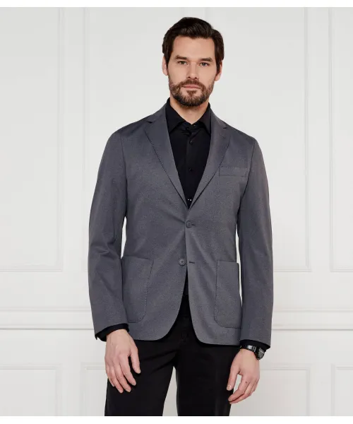 

P-Hanry-J-Wg-233 элегантная куртка Slim fit Boss, серый
