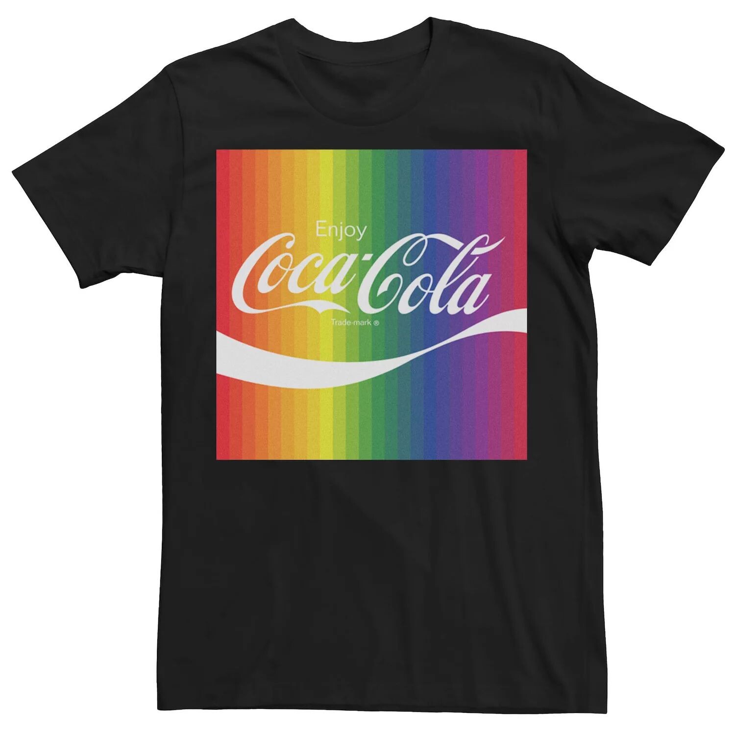 

Футболка с логотипом Coca-Cola Pride Rainbow Spectrum для взрослых Licensed Character