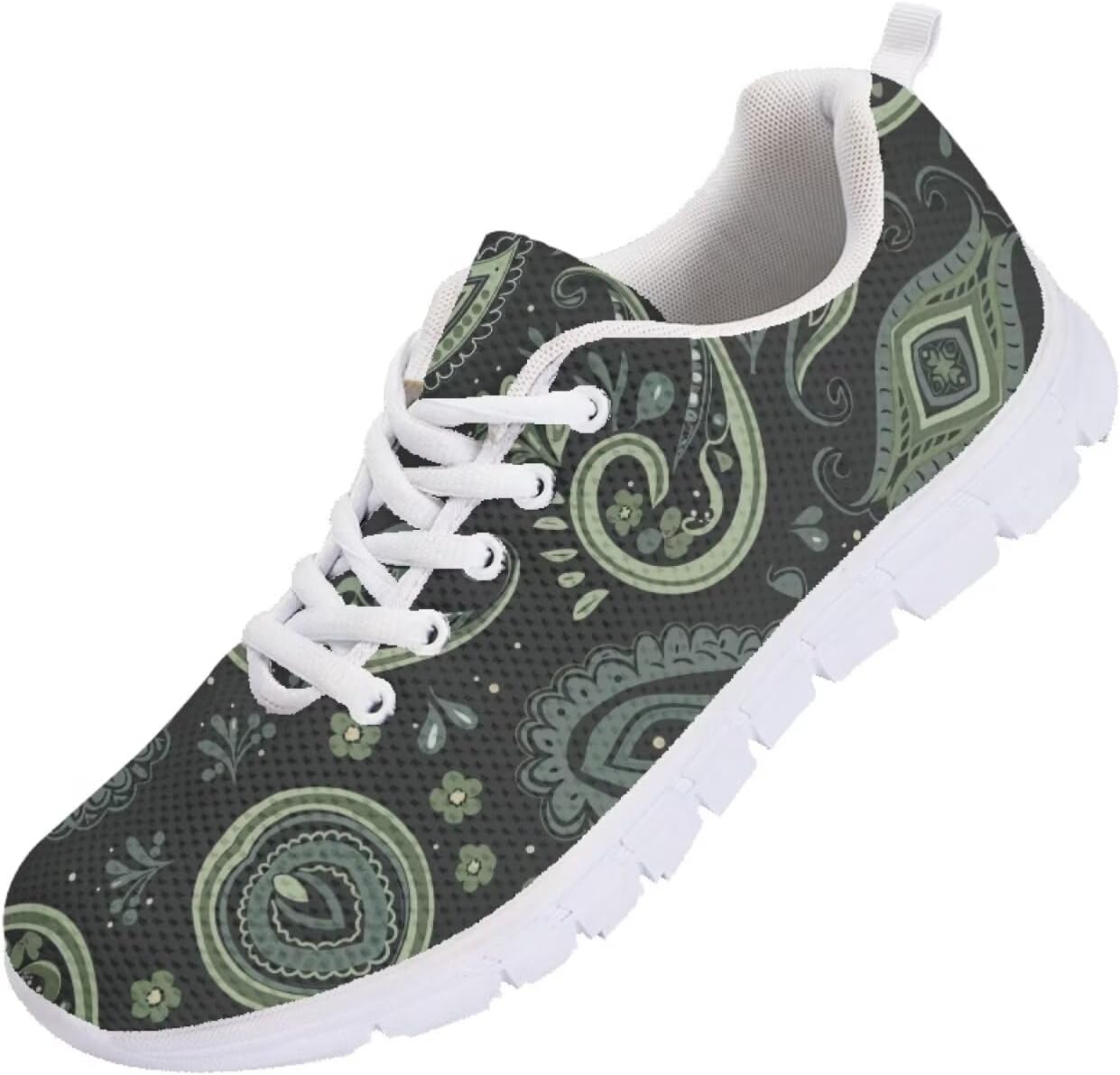 

Мужские кроссовки Funnydude Funny Print легкие спортивные повседневные беговые обувь для мужчин, Paisley