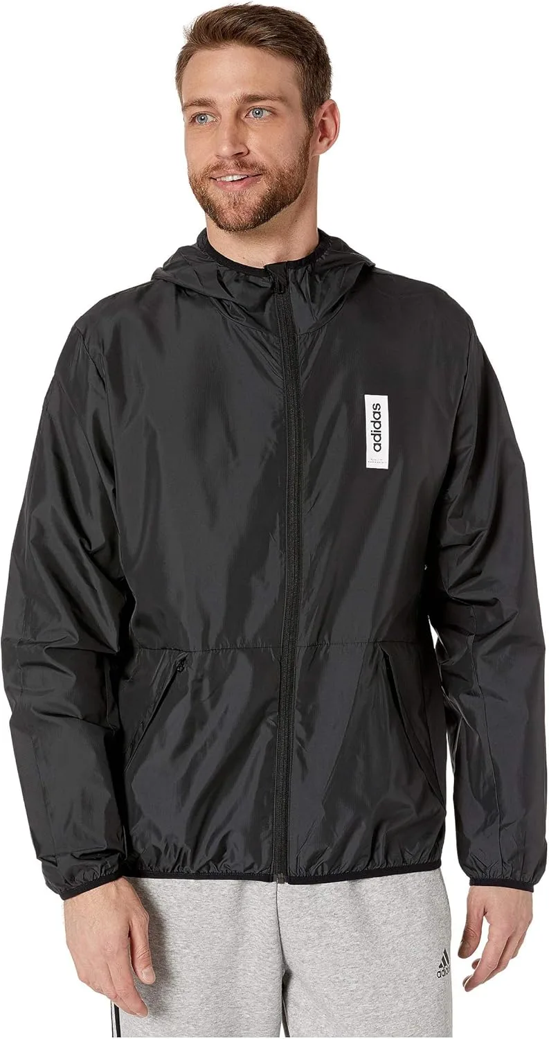 Мужская ветровка Adidas Brilliant Basic, черно-белый