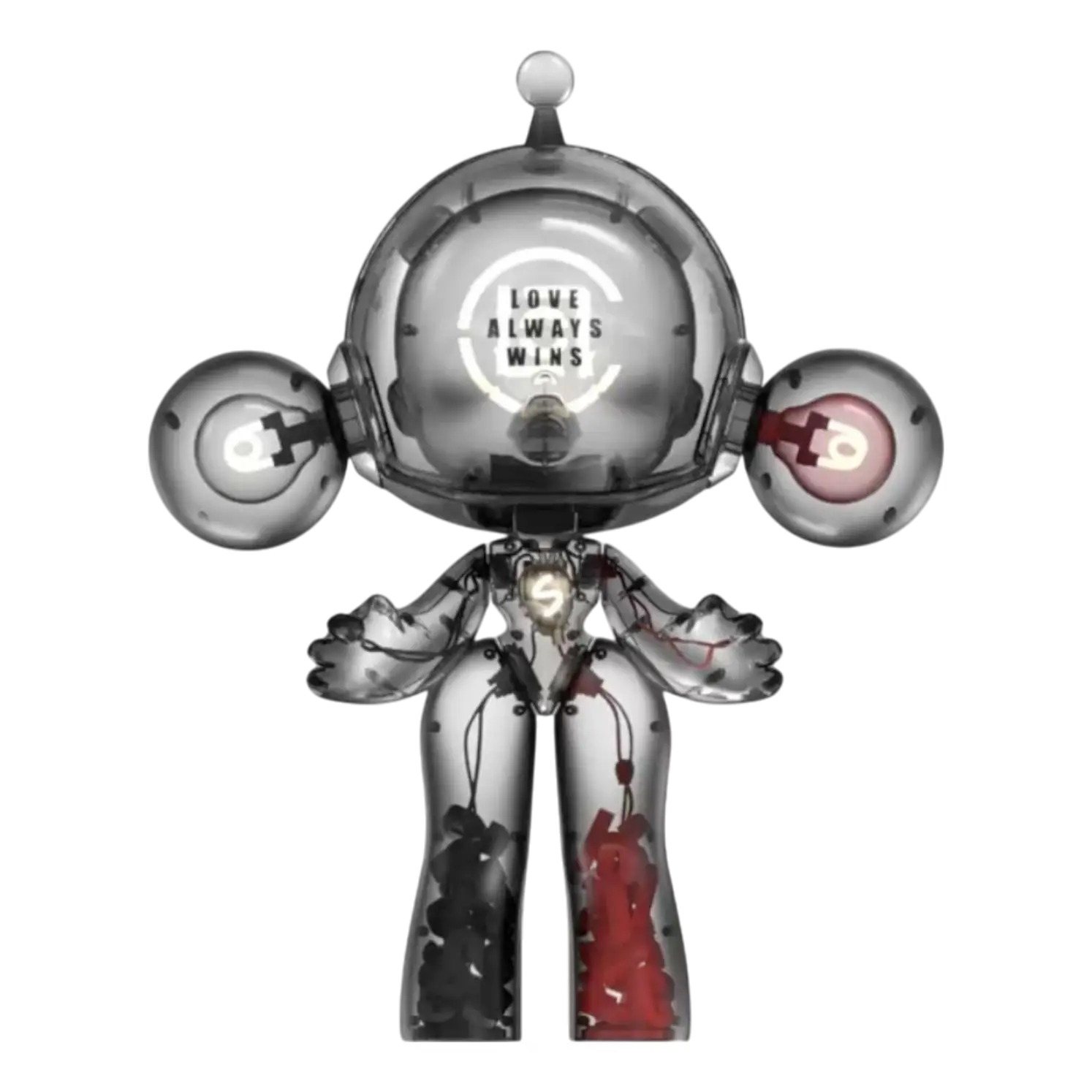 

Фигурка Pop Mart x Clot Skullpanda Mega Invincible Love Figure 1000%