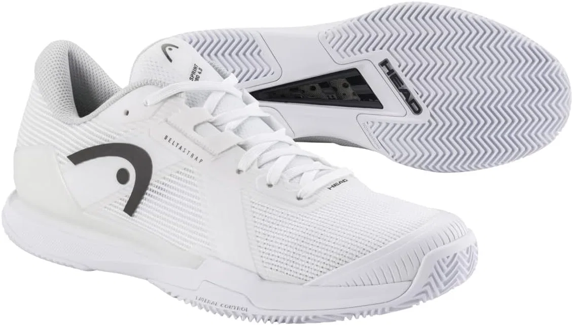 Мужские теннисные кроссовки HEAD Sprint Pro 4.0 Clay, 2-White Black — фото 3