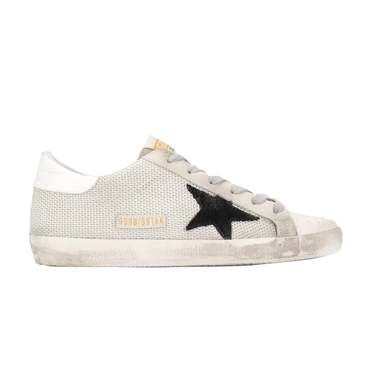 Кроссовки Golden Goose Wmns Superstar Light Silver Black, кремовый