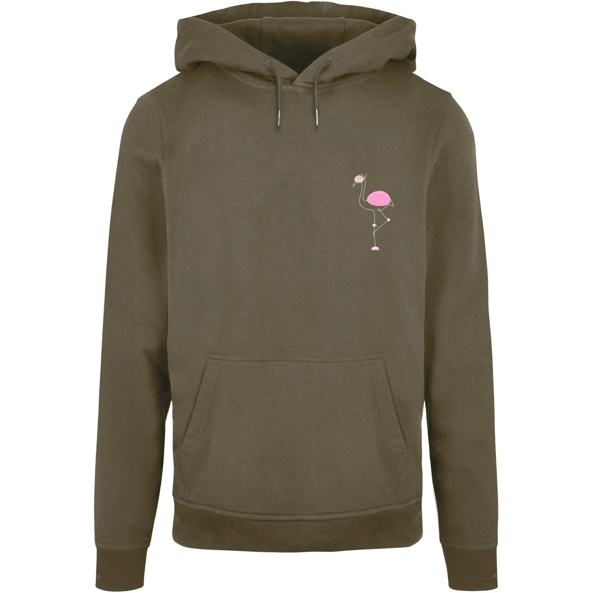 

Толстовка с капюшоном Merchcode " Merchcode Men's Flamingo Basic Hoody", оливковый