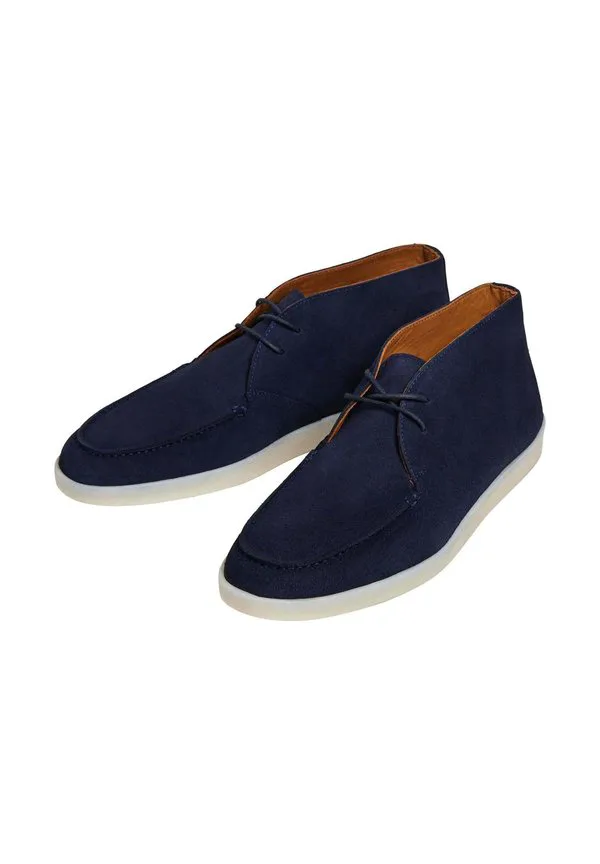 Ботинки-Чукка на шнуровке martins Hackett London, Marine Blue — фото 2