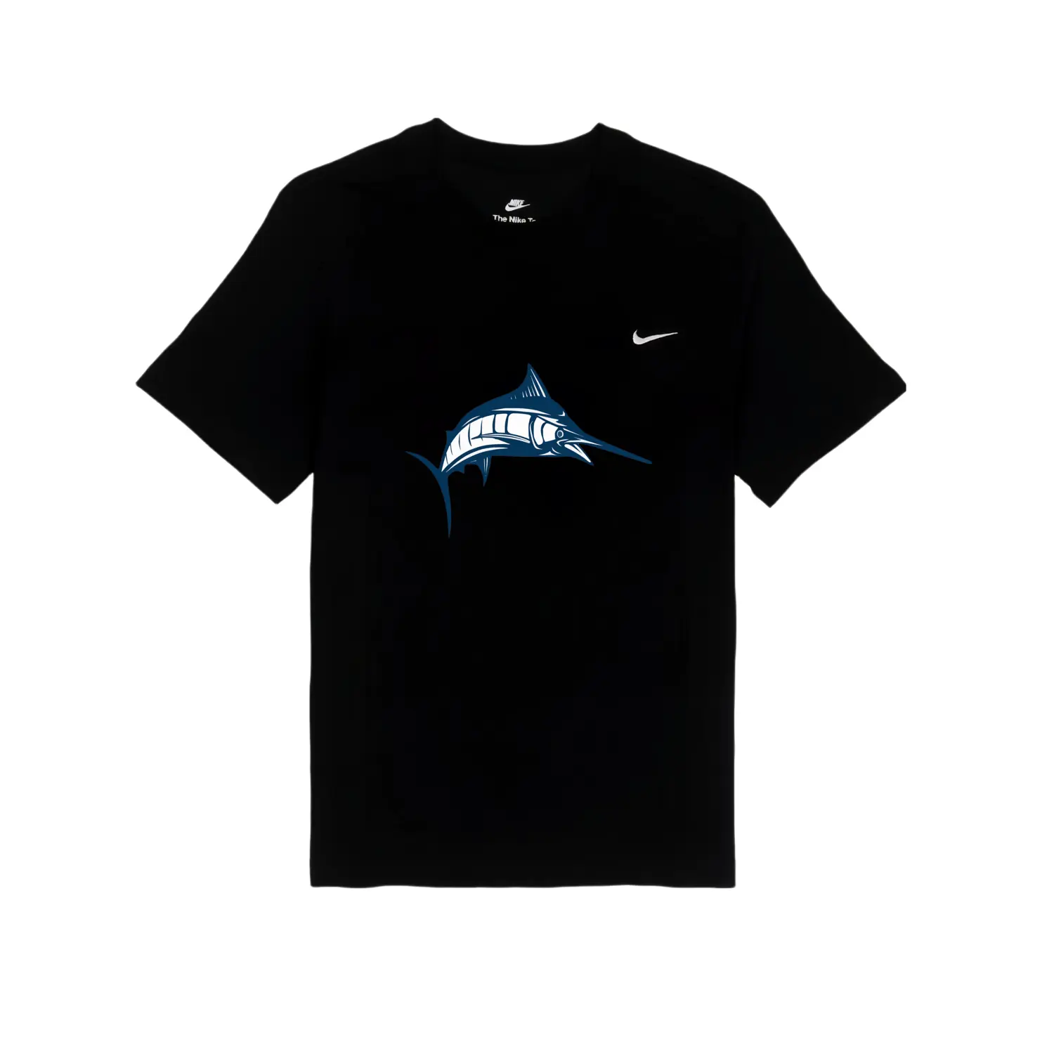 

Футболка унисекс черная Nike, черный