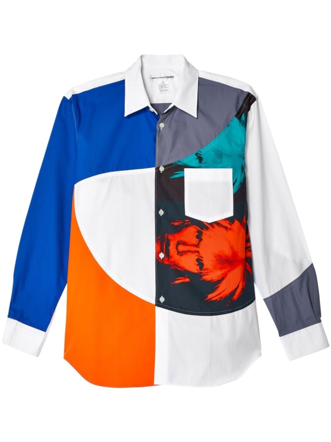 

Comme Des Garçons Shirt рубашка с графичным принтом, белый