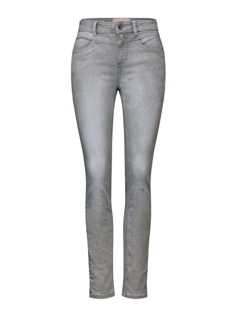

Джинсы STREET ONE Slim fit Jeans York, серый деним
