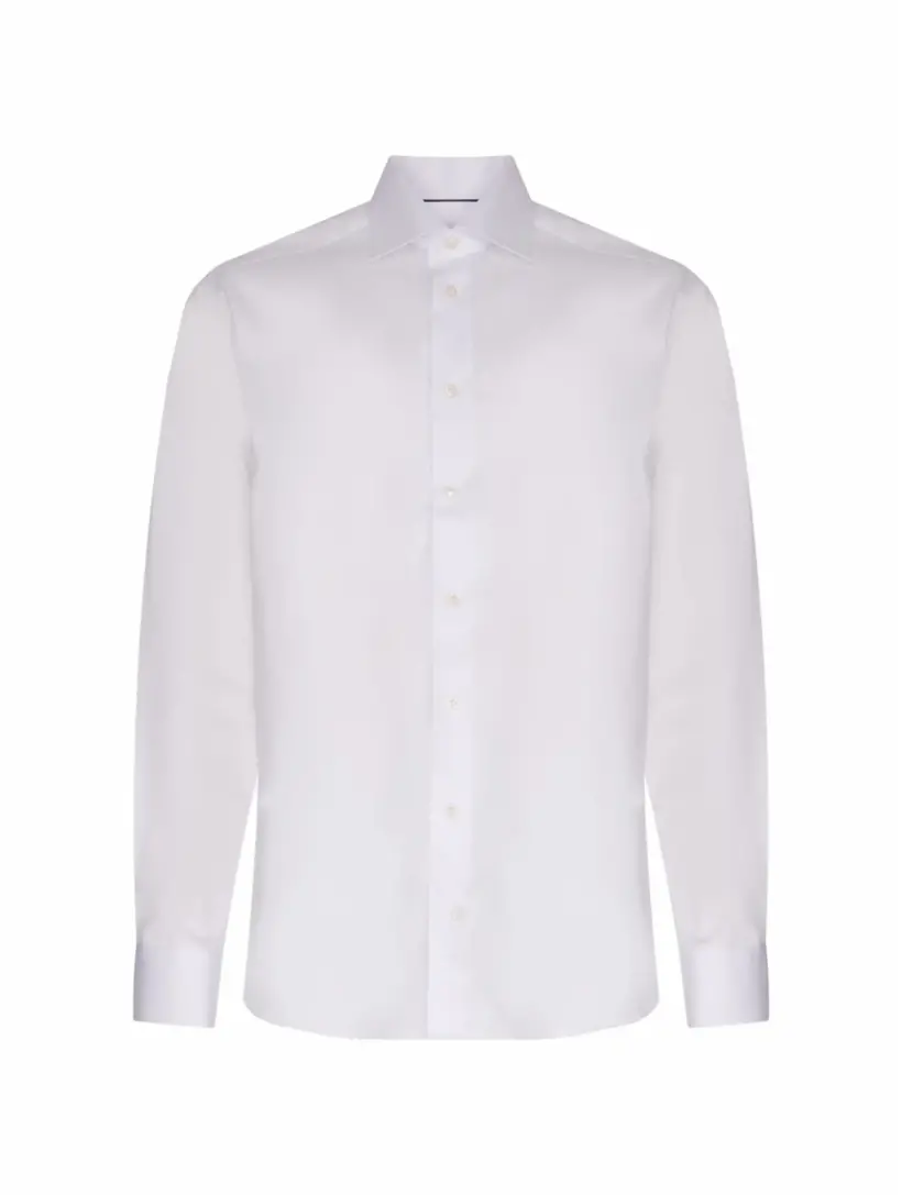 

Хлопковая рубашка Eton, белый