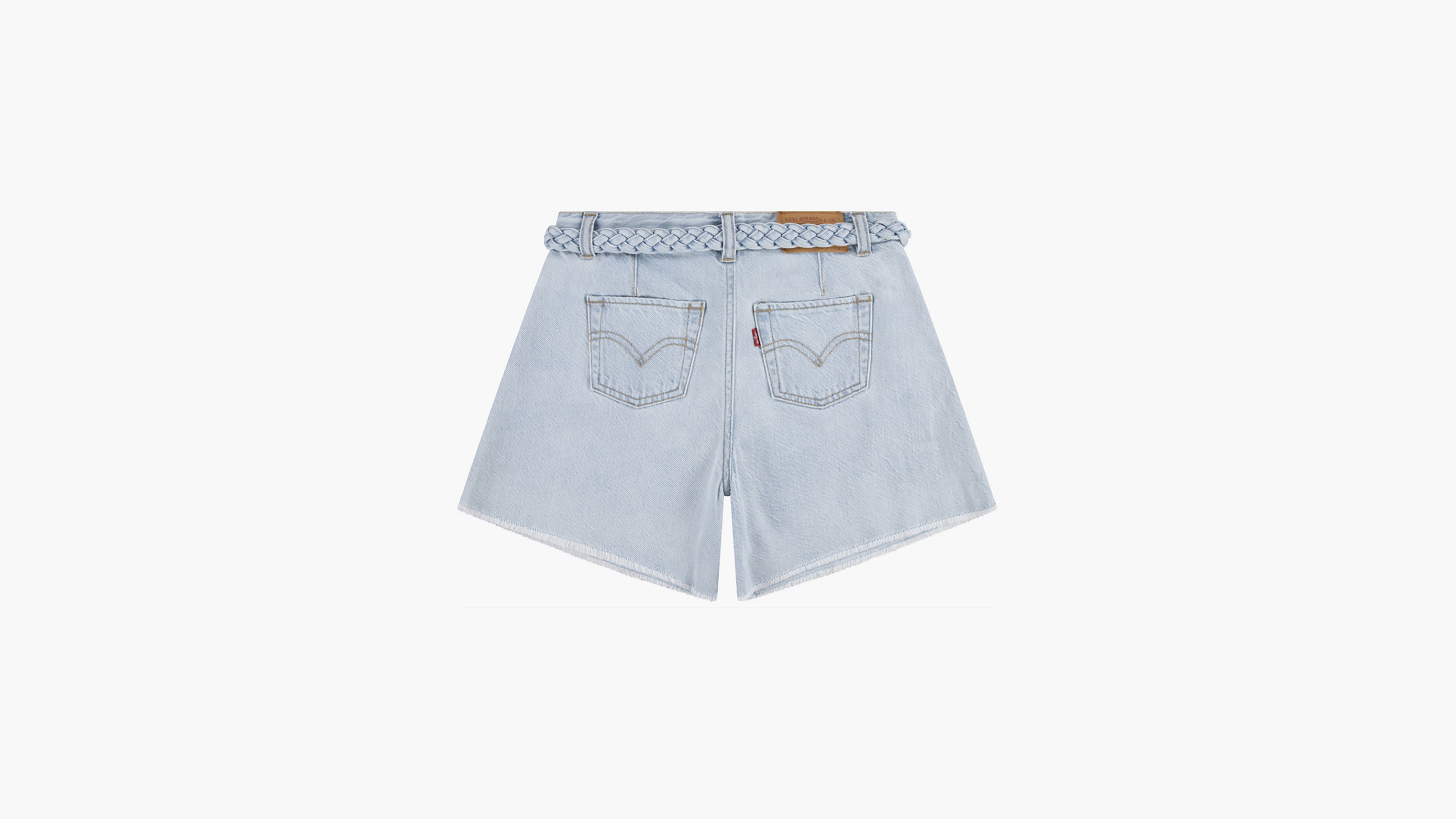 

Юбка плиссированная короткая для больших девочек 7-16 лет Levi's, цвет Light Waters - Light Wash