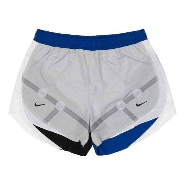 

Шорты ispa series tempo colorblock logo спортивные шорты серо- Nike, голубой