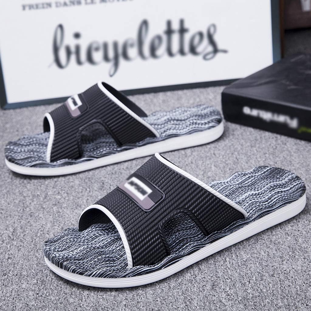 

Мужские тапочки zxb-shop с массажным эффектом, летние домашние легкие тапочки с мягкой подошвой, большие размеры, банные, очень большие мужские сандалии и шлепанцы