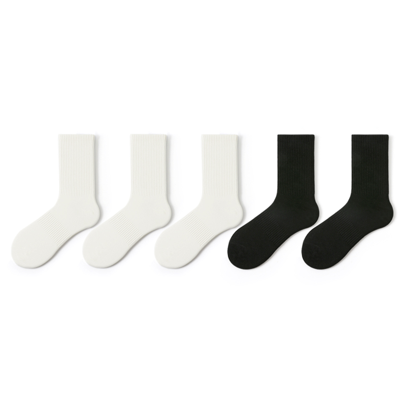 

В комплект входят носки унисекс до середины голени JKN, Mesh Style-1 White 1 Black 12cm+1 White 1 Black 12cm+1 White 4cm (Shock Absorbers Pressure Relief)