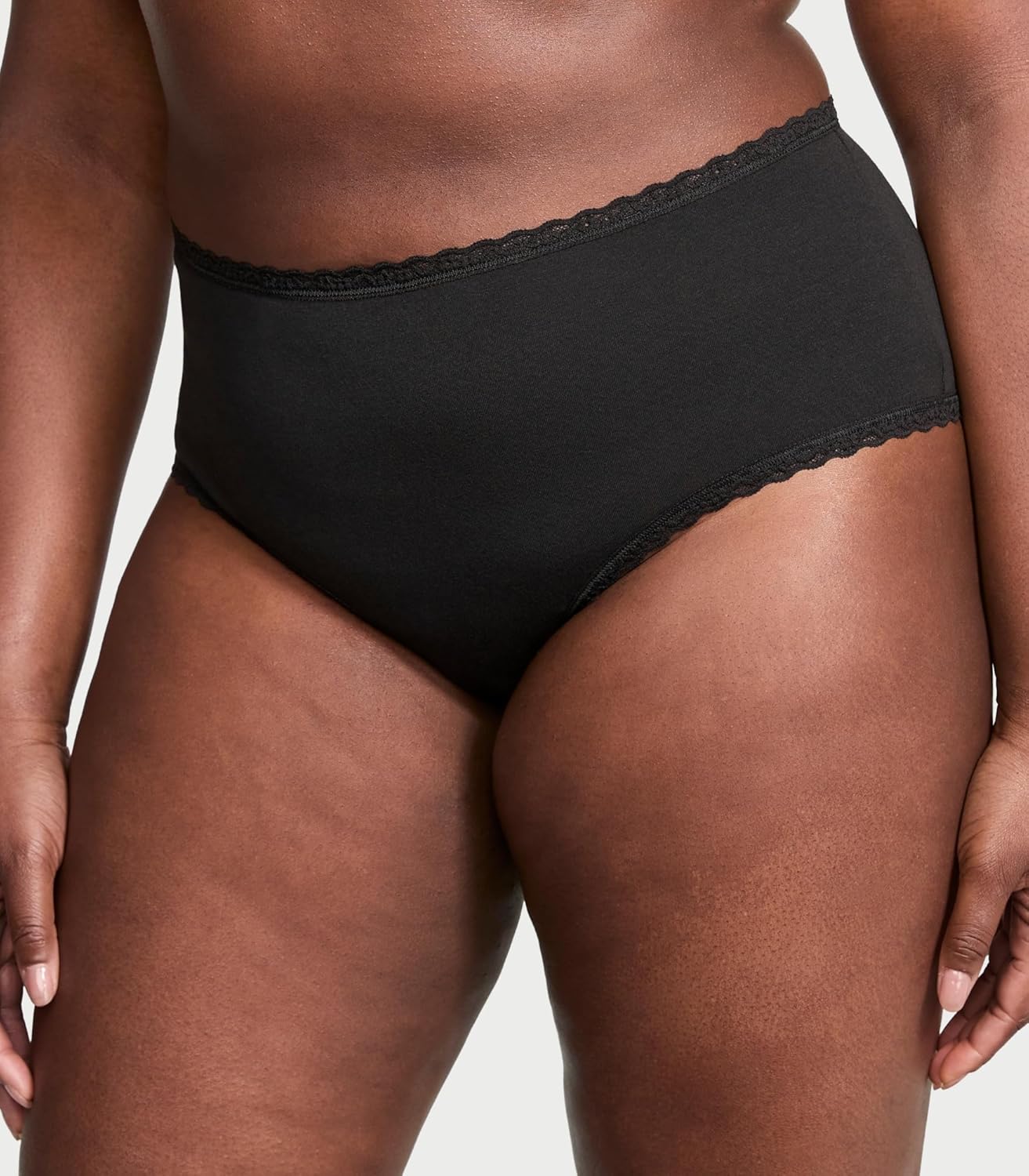 Комплект трусов Victoria's Secret Lace & Cotton Cheeky Underwear Minimal Coverage, 7 предметов, мультиколор — фото 2