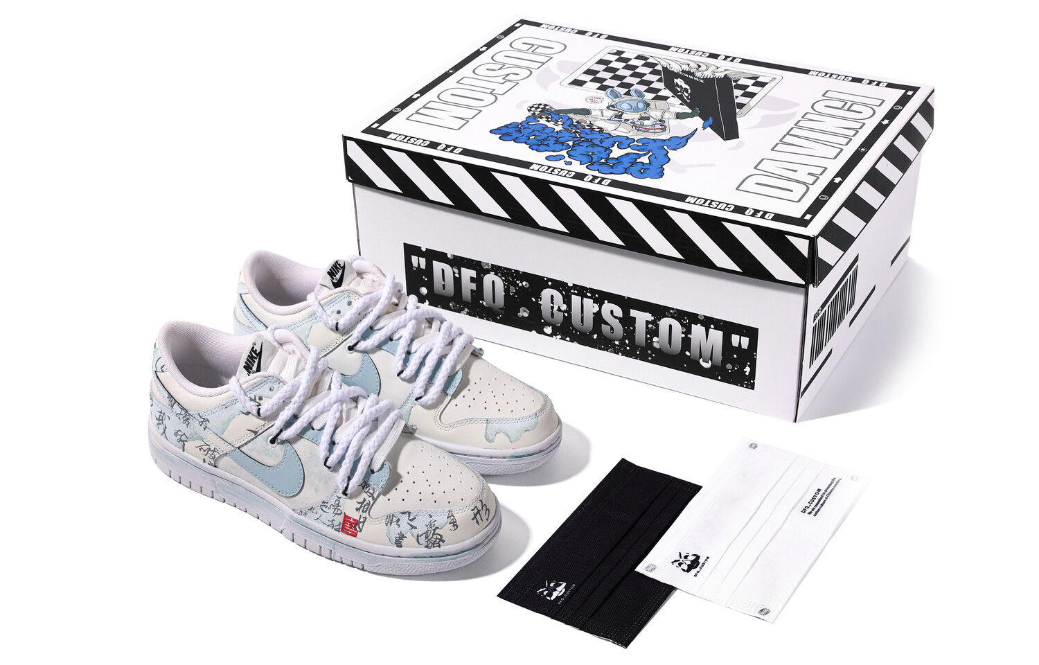 

Женские кроссовки для скейтбординга Nike Dunk, Light Blue