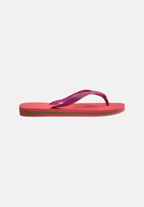Шлепанцы для бассейна с логотипом brasil Havaianas, Coral/Pink