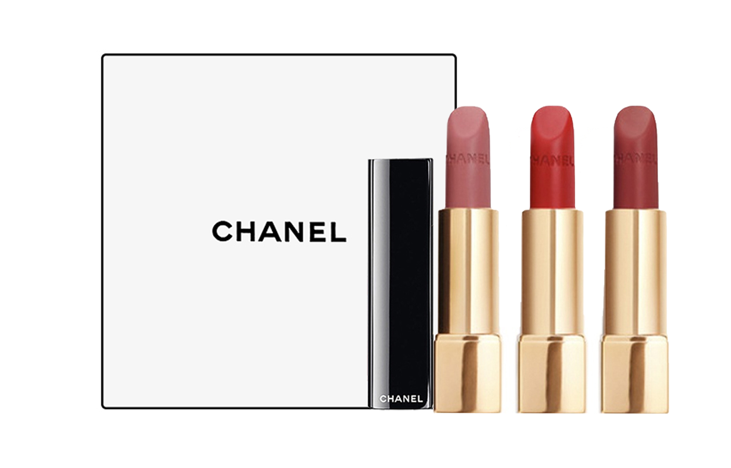 Набор помад Chanel Rouge Allure Velvet: #69 + #56 + #58