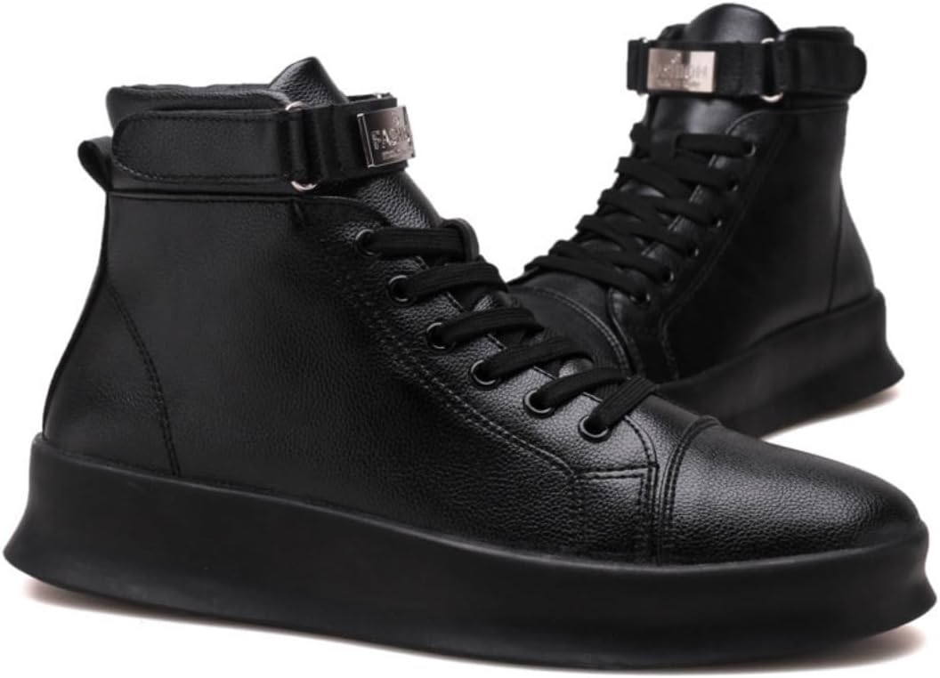 

Кроссовки на высокой подошве из искусственной кожи PU в стиле Y2K, дышащие, для скейтбординга, мужские, модная уличная обувь для прогулок и свиданий, на учебу или для повседневных мероприятий с дизайном в виде звезды Ctkvbmeoi, черный