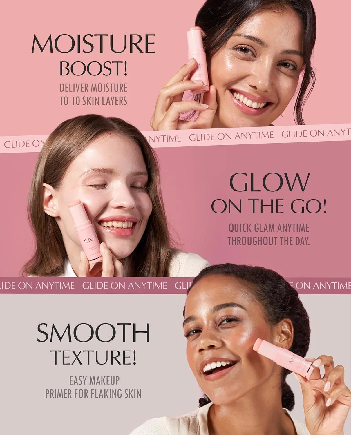 Бальзам для губ Aoseiens — Многофункциональный бальзам-стик KAHI Wrinkle Bounce Multi Balm, . , 2 Pieces — фото 4