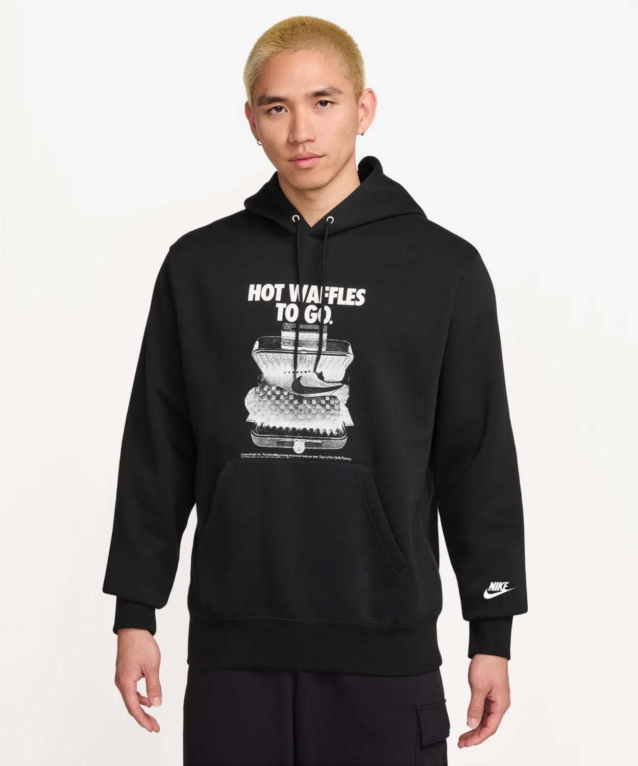 Худи Nike Club BB GX L/S с длинным рукавом, чёрное