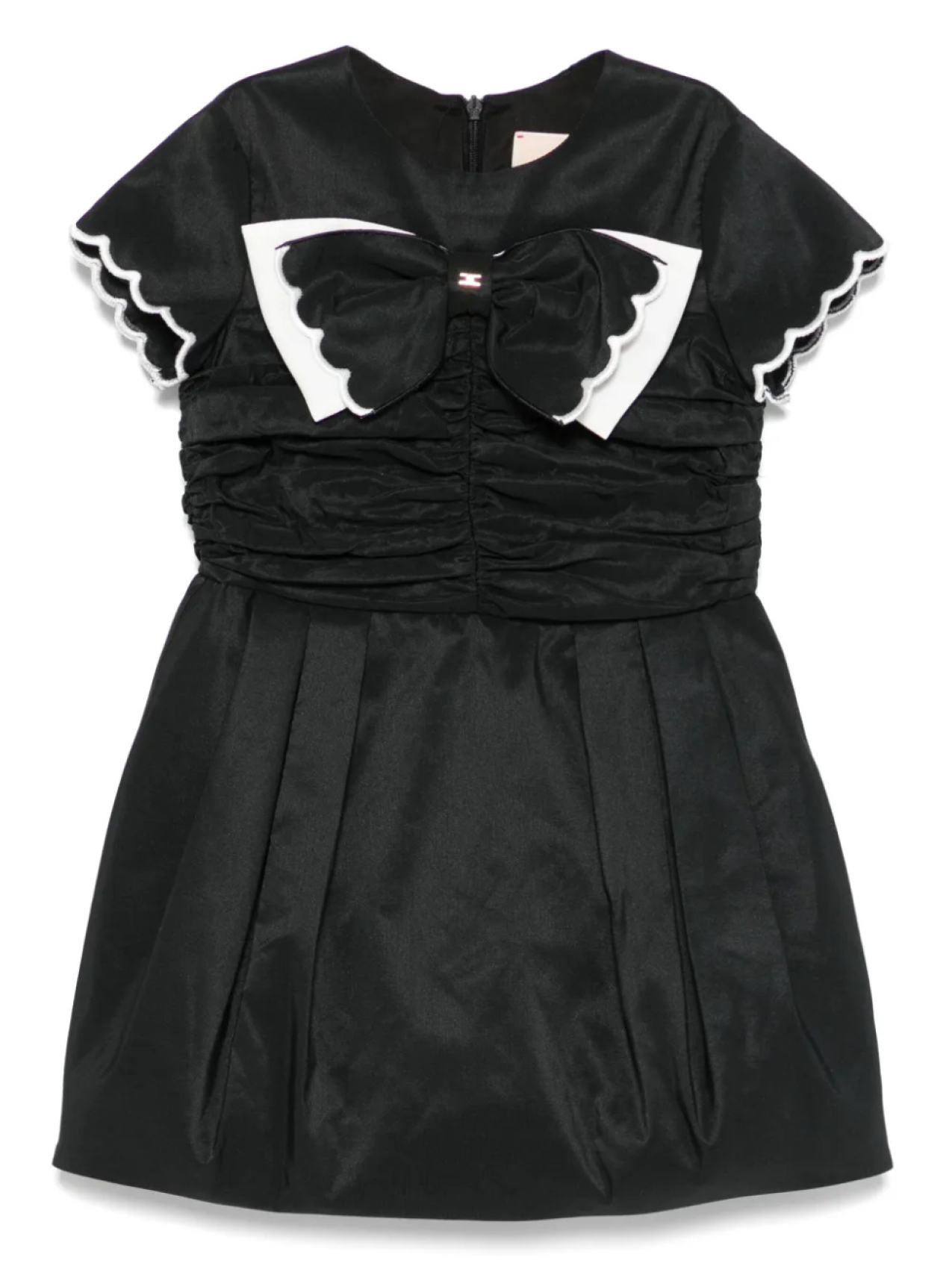 Elisabetta Franchi La Mia Bambina платье с бантом, черный