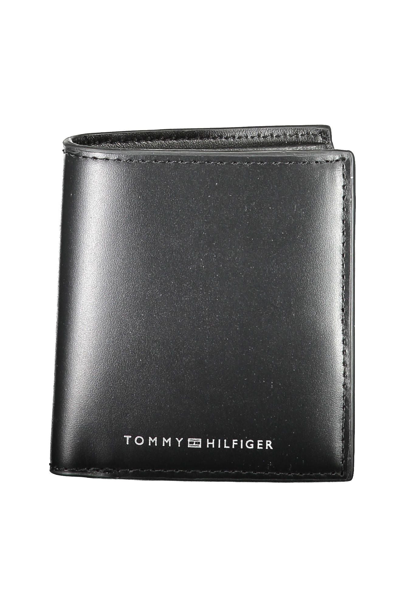 

Мужской кожаный кошелек Tommy Hilfiger, черный