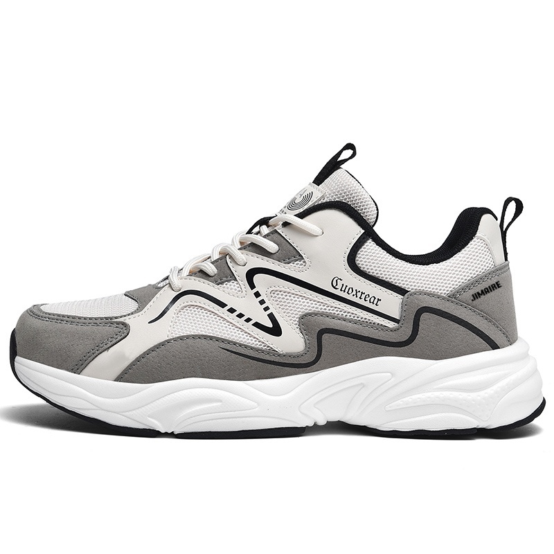 

Низкие повседневные туфли для мужчин King Jinmai, Beige Gray