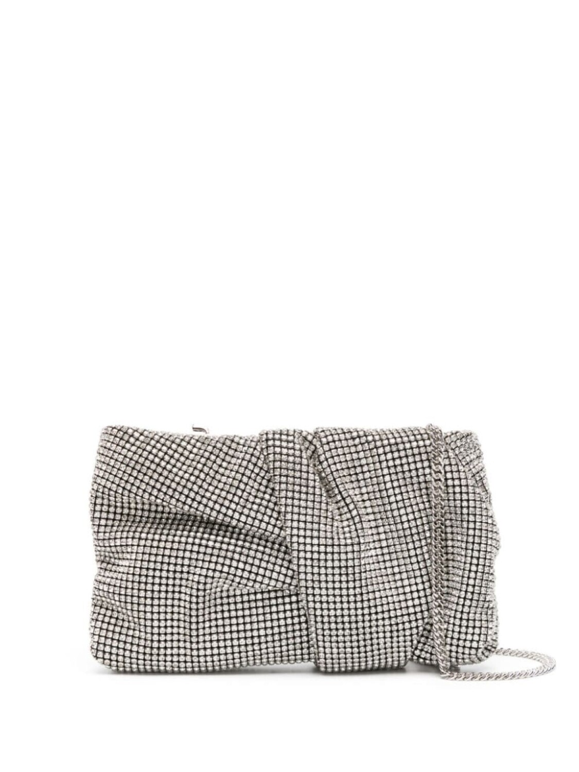 

Клатч Jimmy Choo Bonny с кристаллами, серебристый