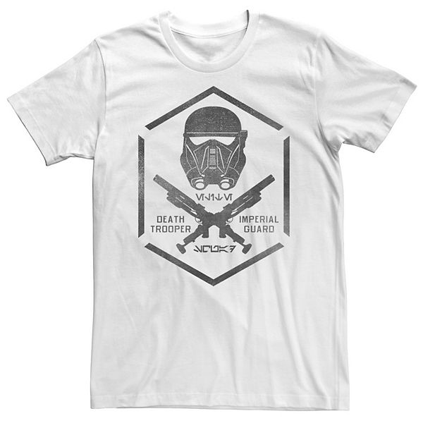 

Футболка Big & tall Star Wars Rogue One Death Trooper Imperial Guard logo Licensed Character